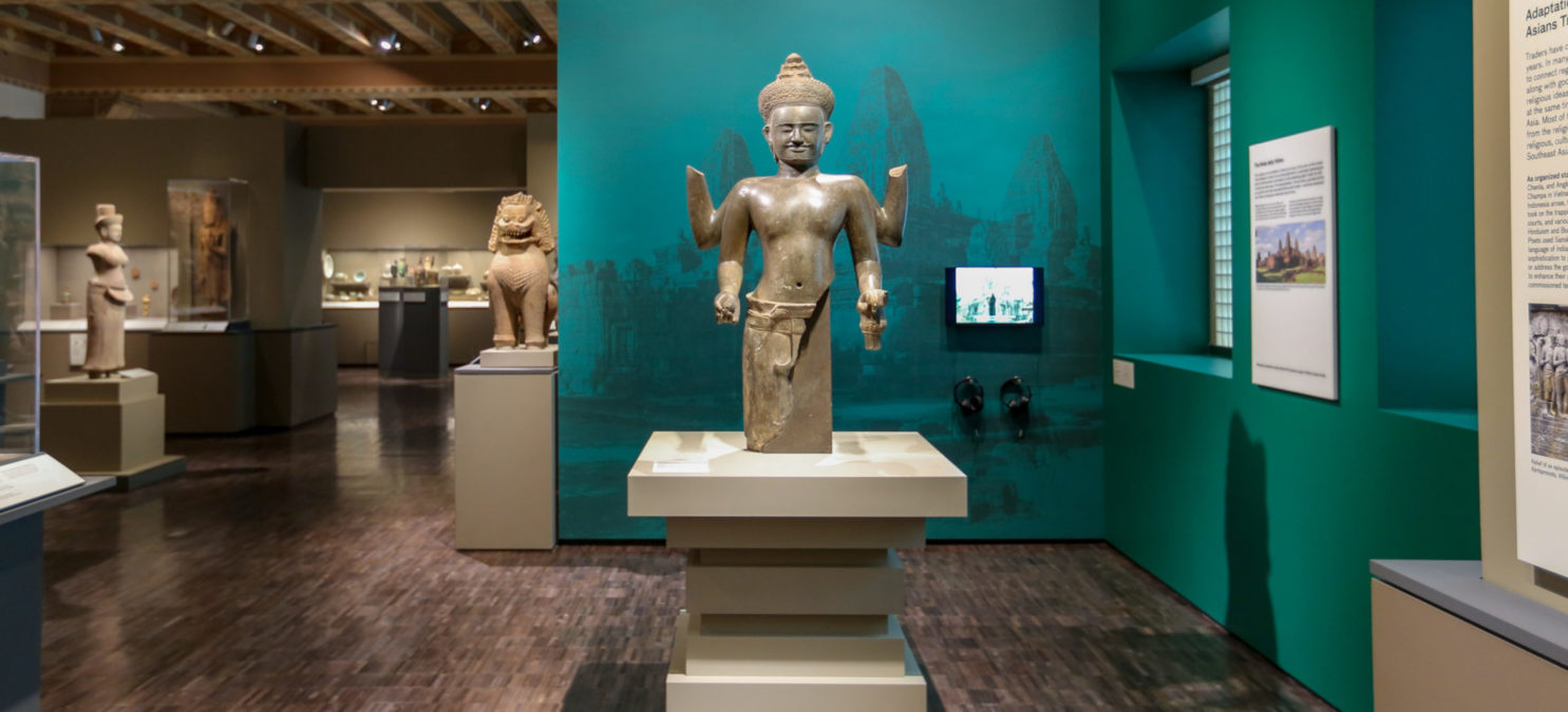 Gallery view of the Vishnu statue.